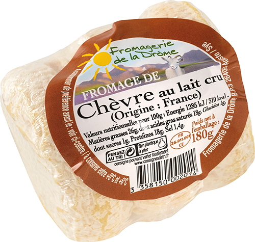 FROMAGE DE CHÈVRE
26% Mat.Gr.