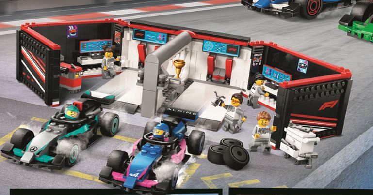 GRILLE DE DÉPART DE F1® AVEC DES VOITURES VCARB ET SAUBER