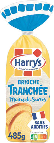 BRIOCHE TRANCHÉE MOINS DE SUCRES