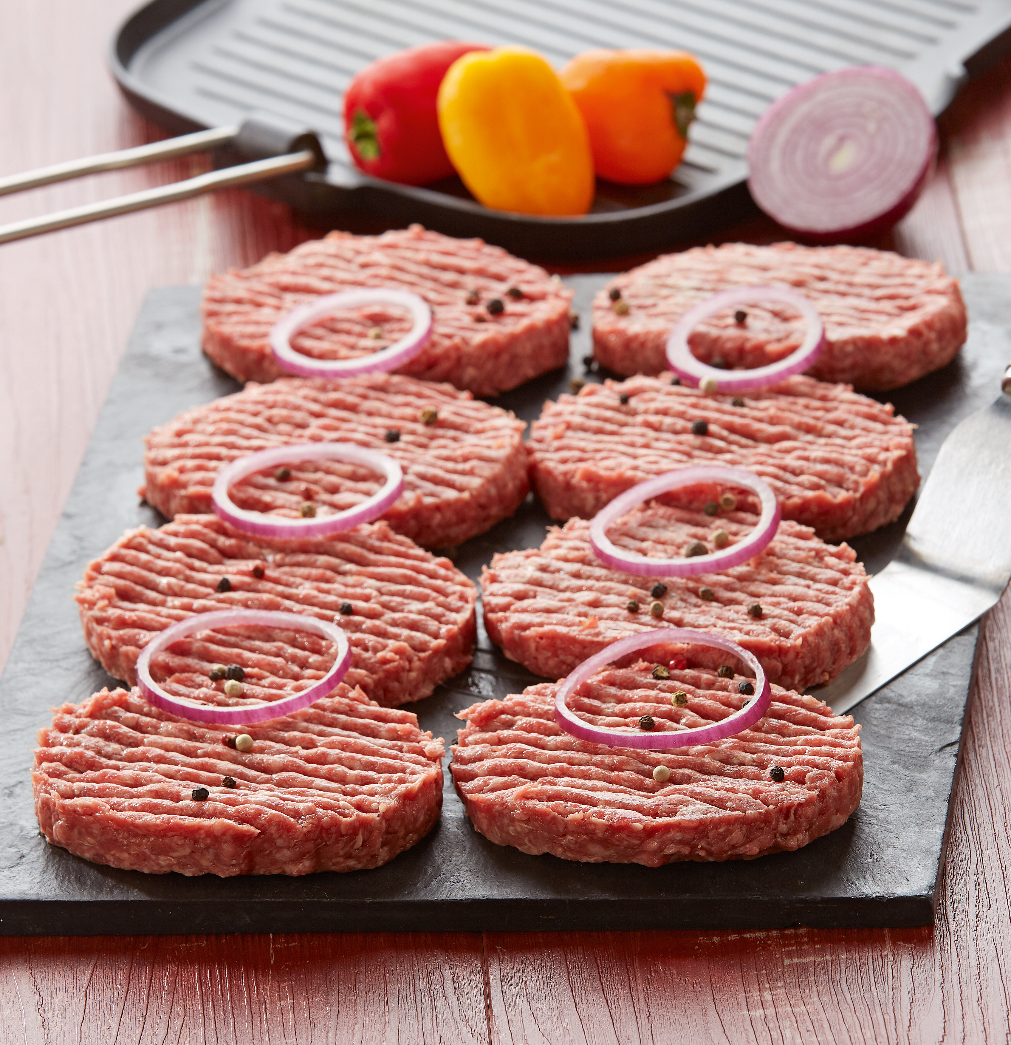 8 STEAKS HACHÉS PUR BOEUF
15% MAT. GR.