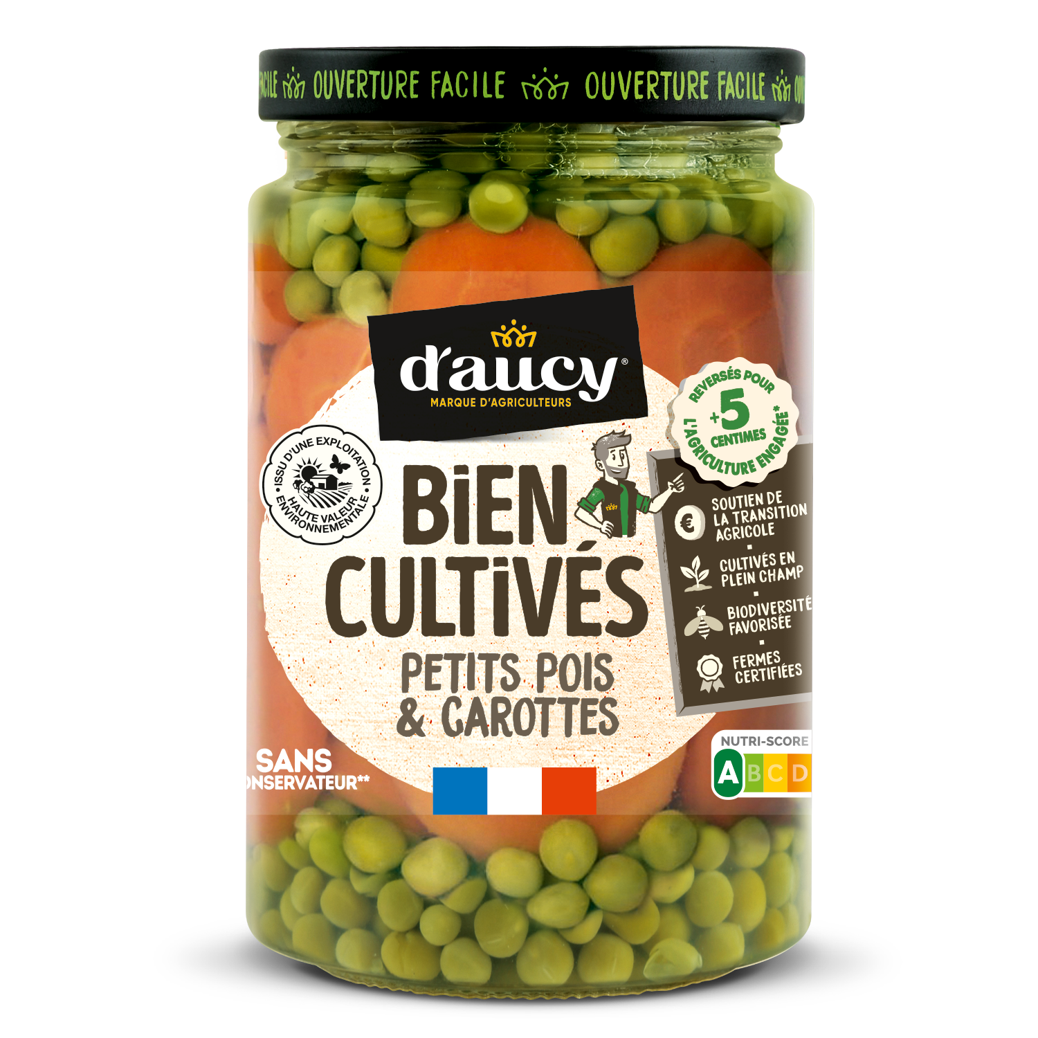 PETITS POIS & CAROTTES  BIEN CULTIVÉS