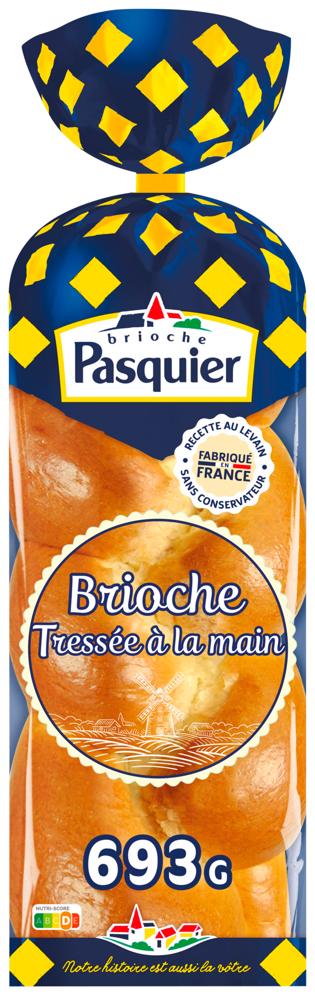 BRIOCHE TRESSÉE À LA MAIN