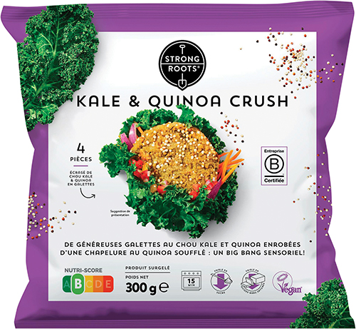 GALETTES DE CHOU KALE ET QUINOA SURGELÉES