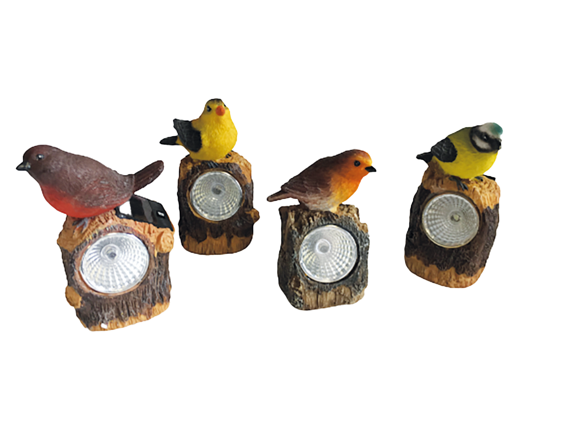 OISEAUX DÉTECTEURS DE MOUVEMENT SOLAIRE