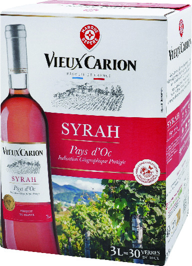 I.G.P(1) PAYS D’OC(2) VIEUX CARION SYRAH