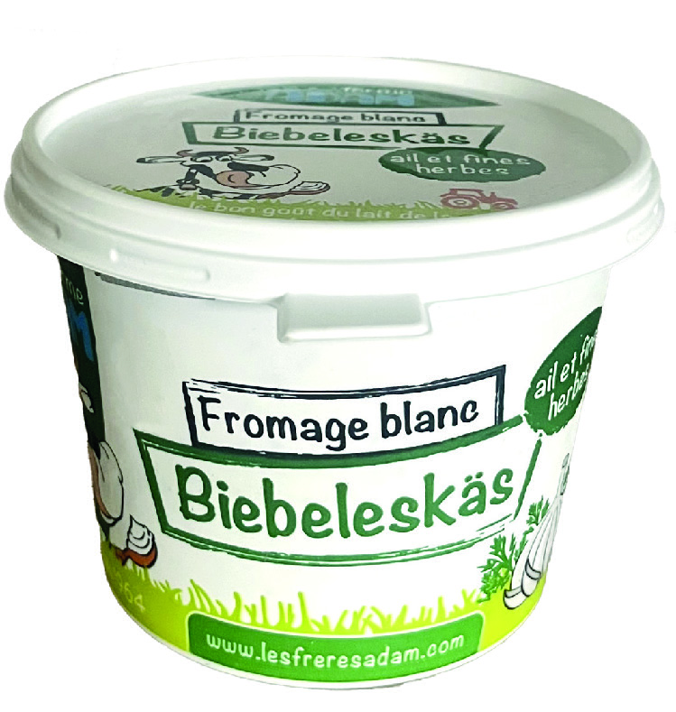 FROMAGE BLANC BIEBELESKÄS AIL & FINES HERBES