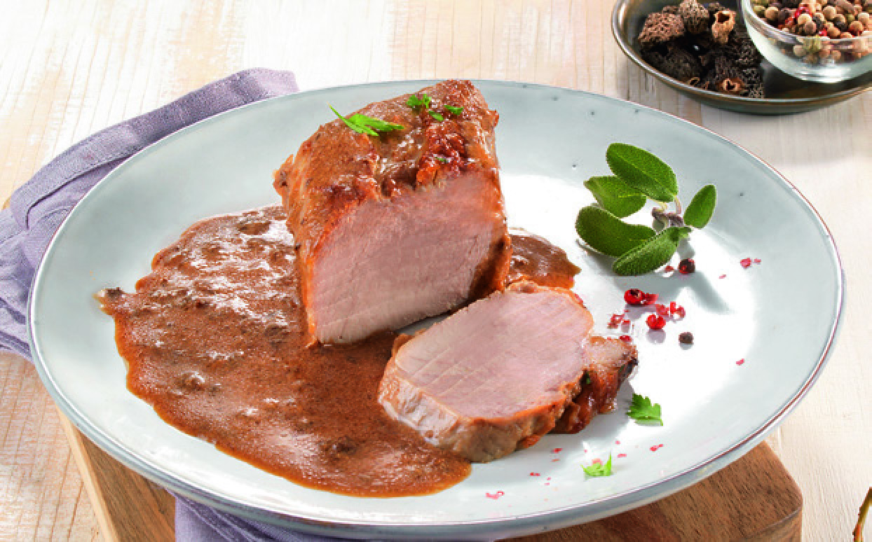 FILET MIGNON DE PORC AUX CÈPES