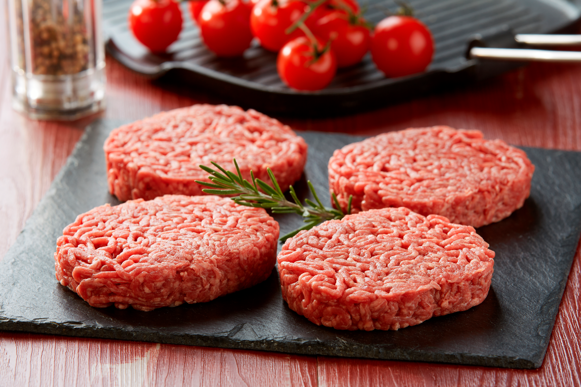 4 steaks hachés 5% Mat. Gr.
