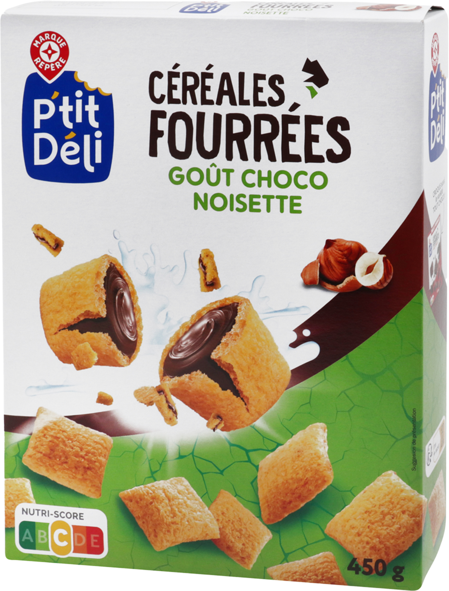 CÉRÉALES FOURRÉES GOÛT CHOCO NOISETTE