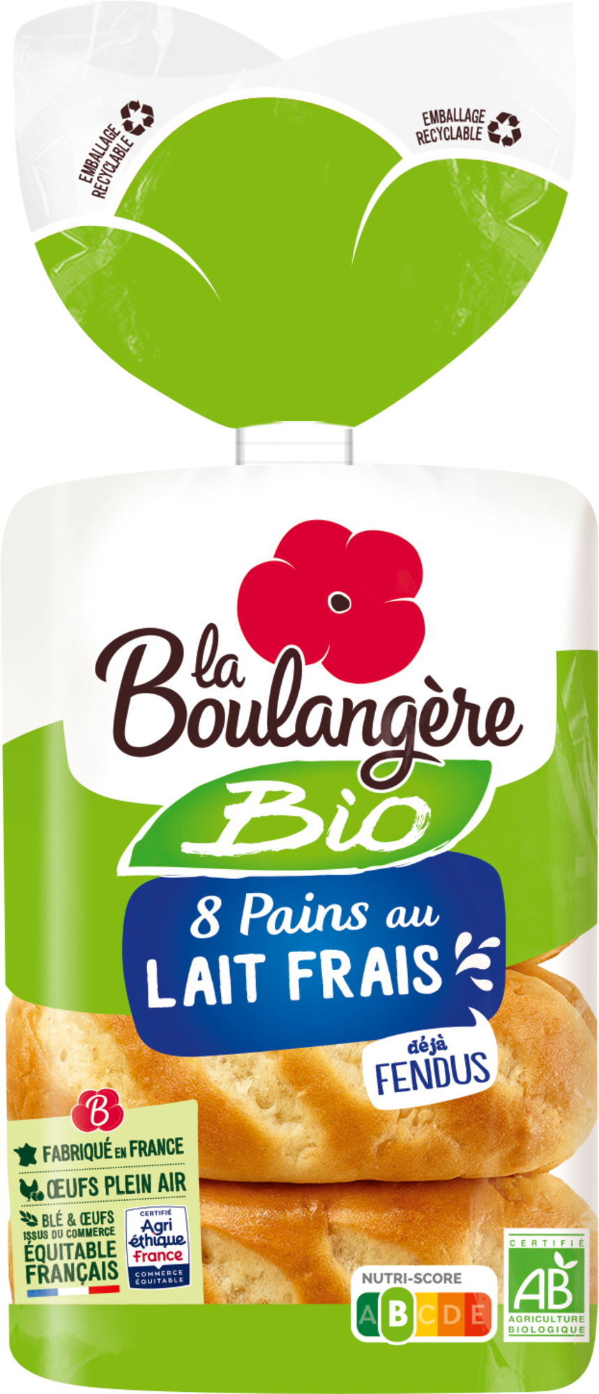 PAINS AU LAIT FRAIS BIO