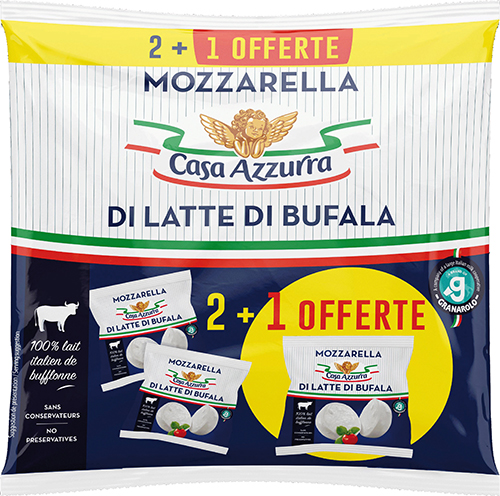 MOZZARELLA DI LATTE DI BUFALA 25% MAT.GR.