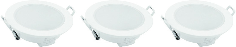 3 SPOTS LED ENCASTRABLES FIXES