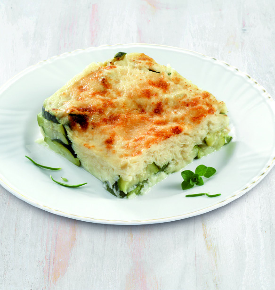 GRATIN DE COURGETTES AU PARMESAN