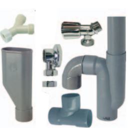 KIT ÉVACUATION DOUBLE Ø 40 MACHINE À LAVER