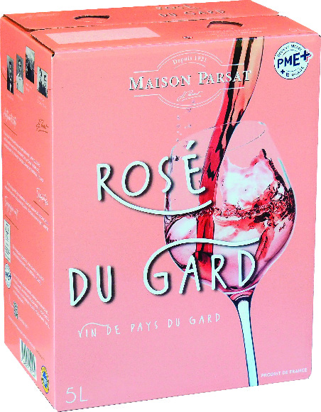 I.G.P(1) GARD MAISON PARSAT ROSÉ DU GARD