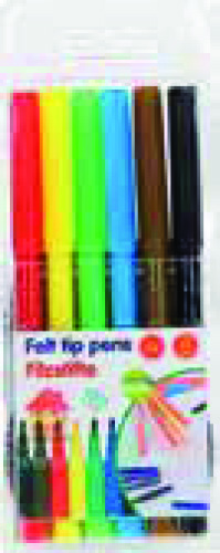 ÉTUI DE 6 FEUTRES DE COULEUR