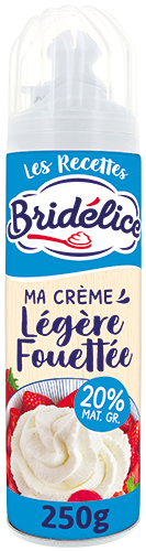 CRÈME FOUETTÉE LÉGÈRE SOUS PRESSION 20% MAT. GR.