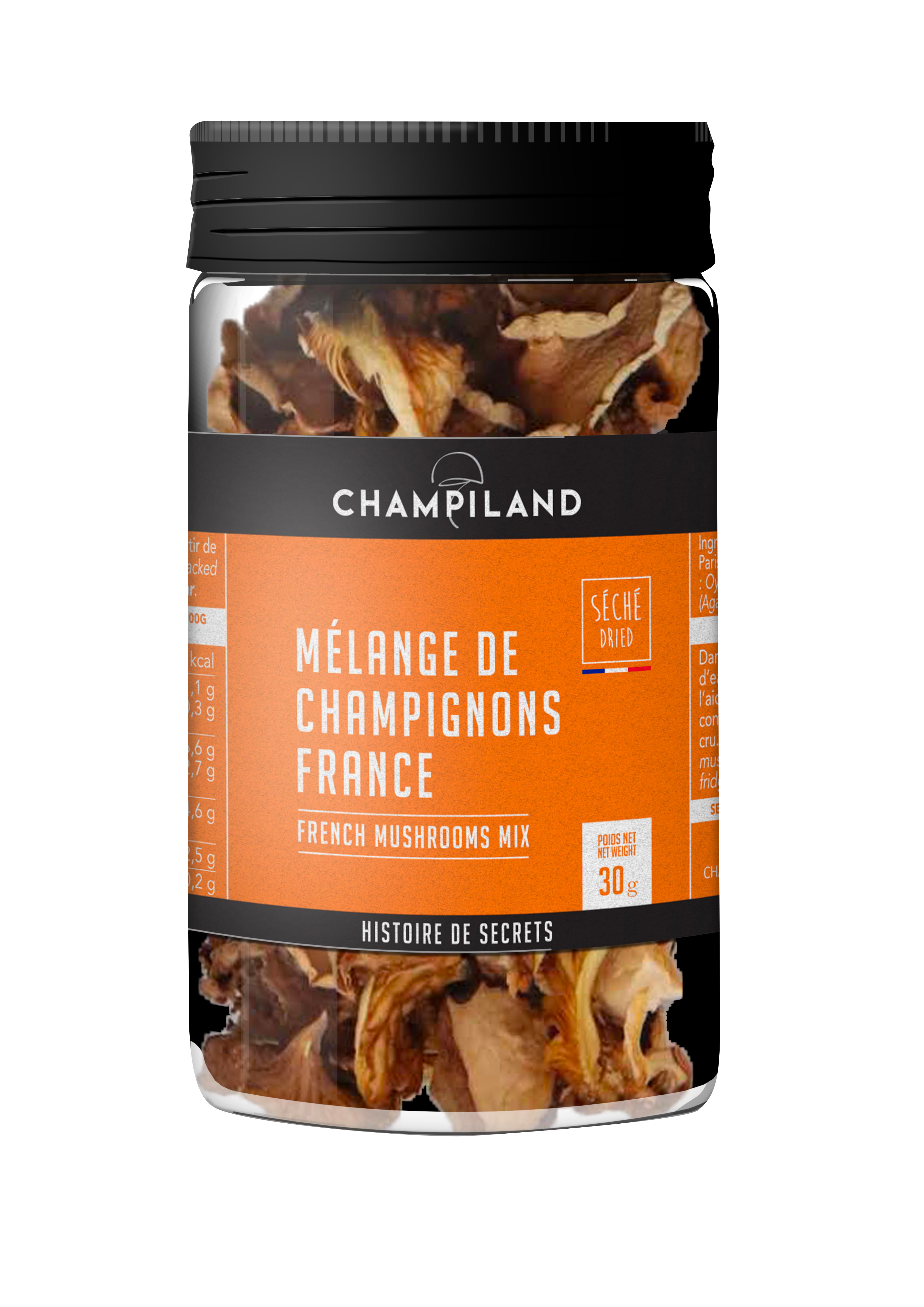 MÉLANGE DE CHAMPIGNONS FRANCE SÉCHÉ