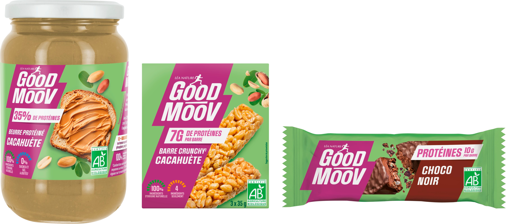 SUR LES PRODUITS PRÉSENTS EN MAGASIN DE LA GAMME BIO "GOOD MOOV"