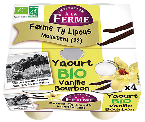YAOURT BIO VANILLE BOURBON