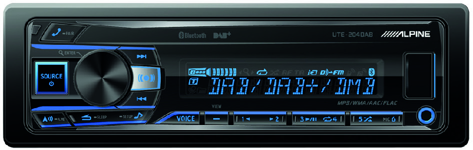 AUTORADIO NUMÉRIQUE BLUETOOTH UTE-204DAB