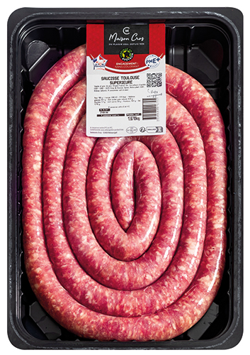 SAUCISSE DE TOULOUSE SUPÉRIEURE SANS COLORANT
