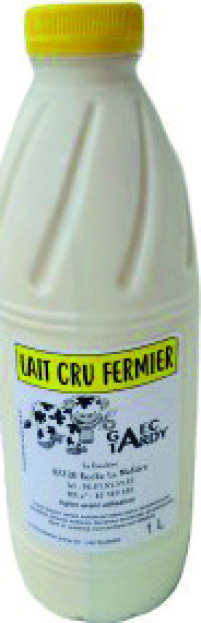 LAIT CRU FERMIER BOUTEILLE