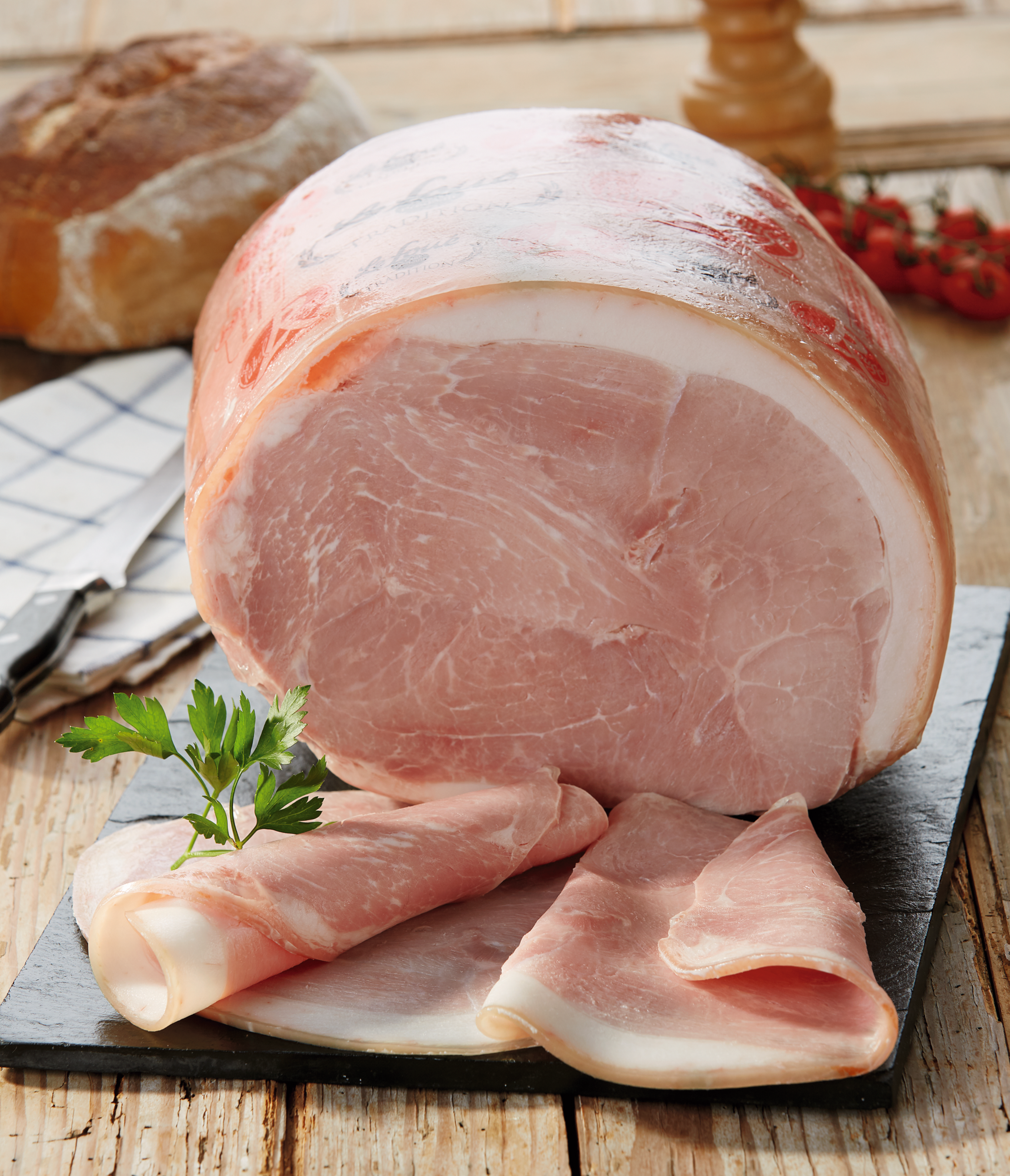 Jambon cuit avec couenne LABEL ROUGE
