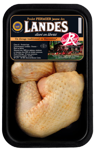 CUISSES DE POULET JAUNE
LABEL ROUGE IGP X2
