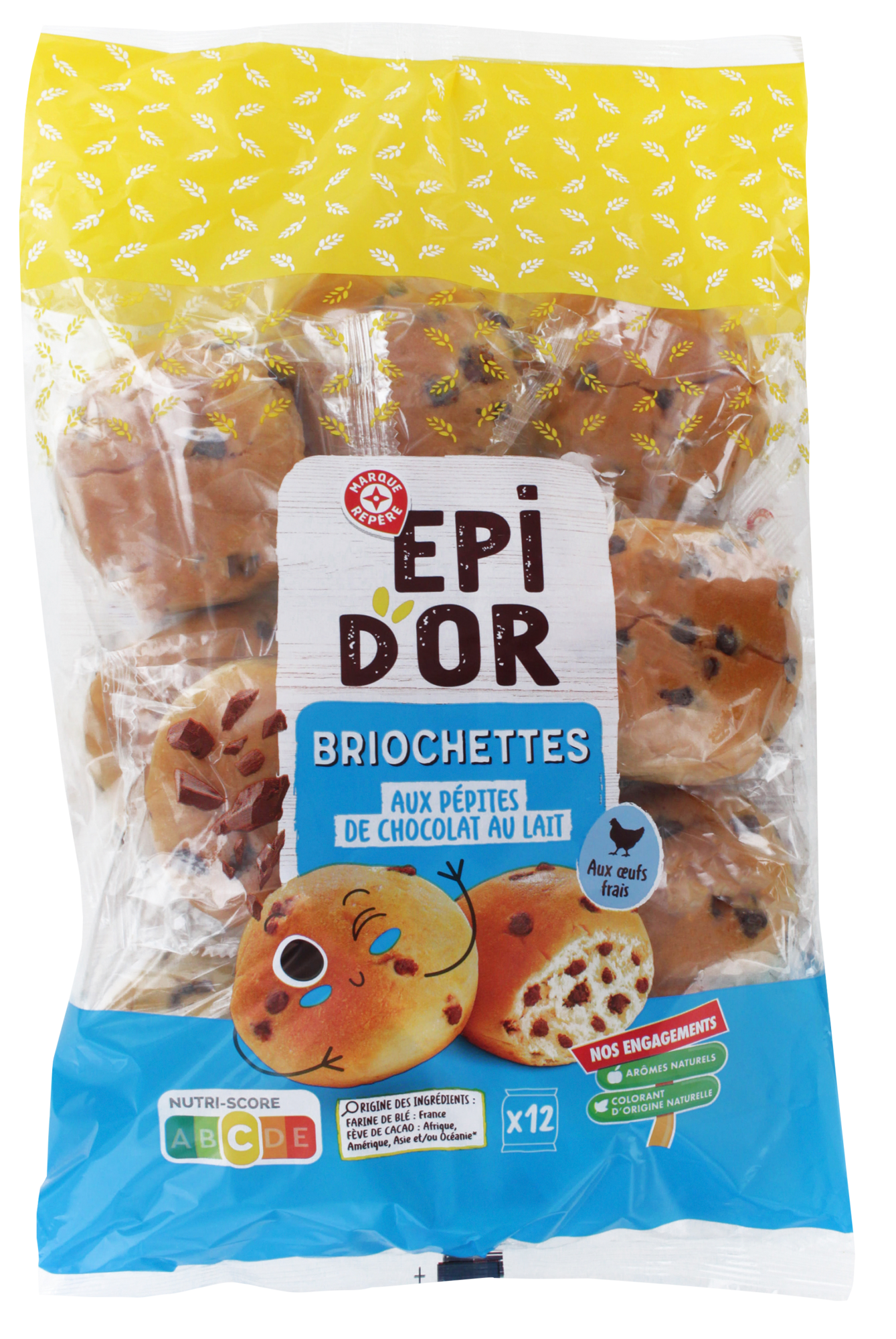 BRIOCHETTES AUX PÉPITES DE CHOCOLAT AU LAIT