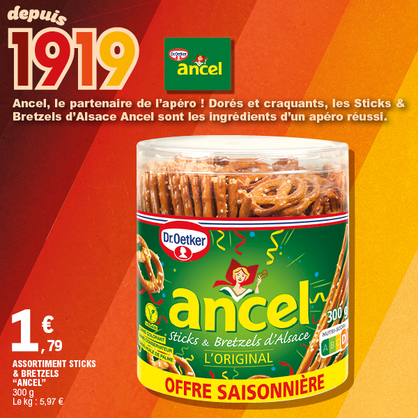 ASSORTIMENT STICKS & BRETZELS