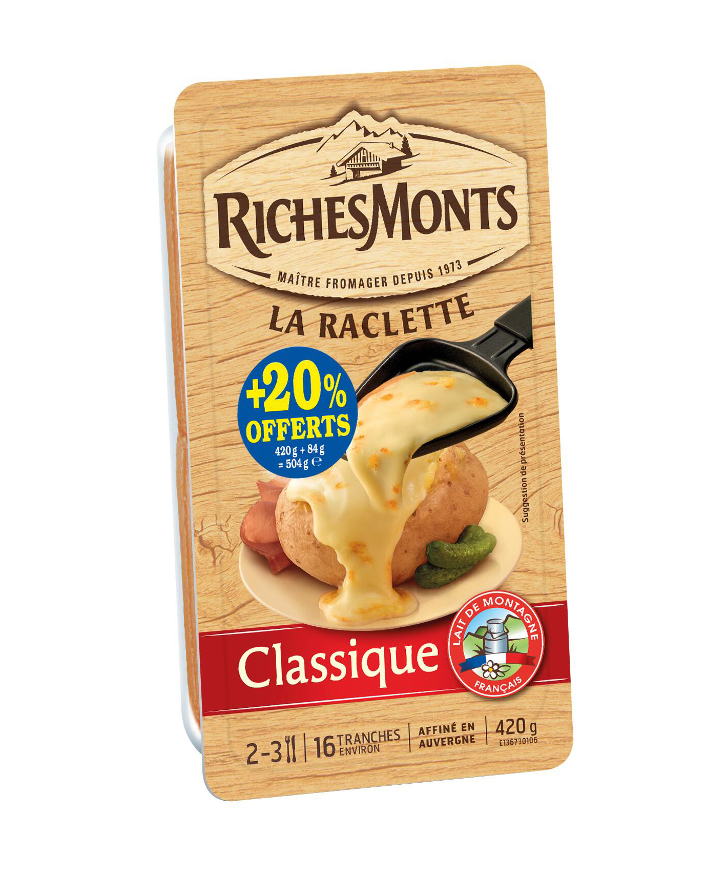 LA RACLETTE CLASSIQUE 26% MAT.GR.