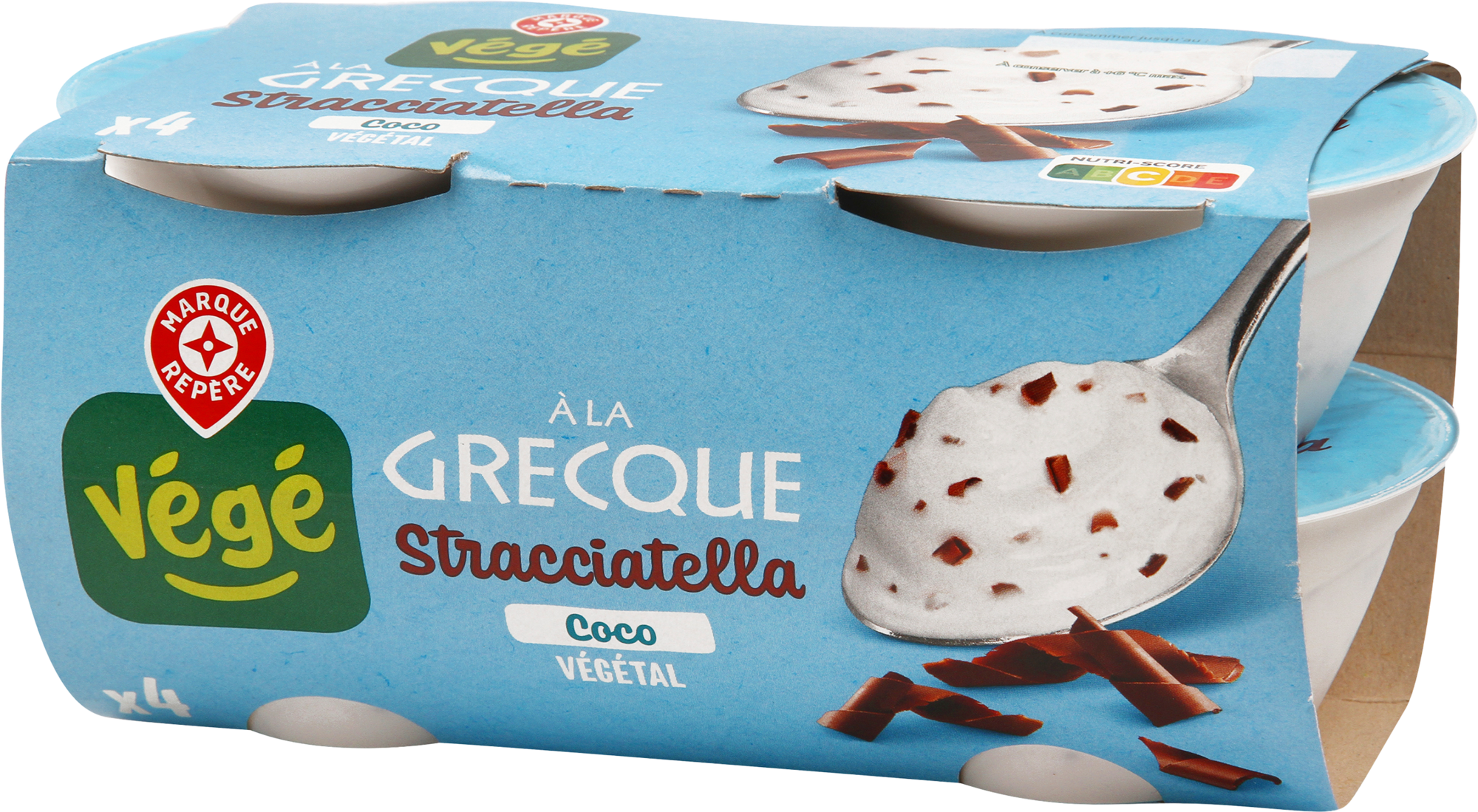 YAOURT A LA GRECQUE AU LAIT DE COCO STRACCIATELLA
"Végé"