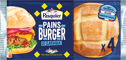 4 PAINS BURGERS LE CLASSIQUE ou LE BRIOCHÉ
