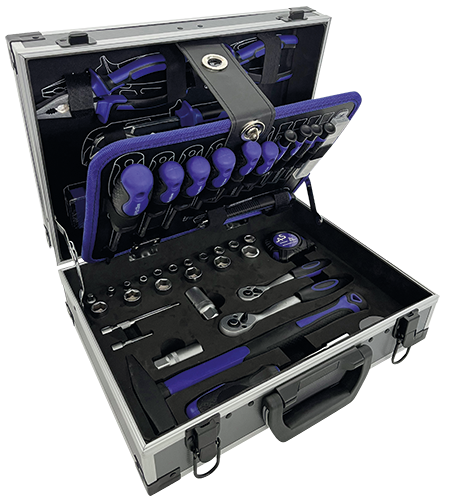 MALLETTE À OUTILS "APOLLO" 110 PIÈCES