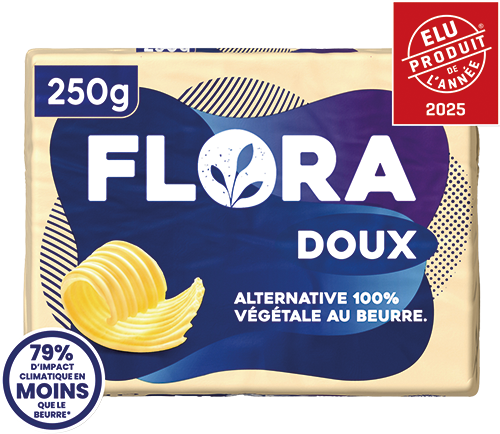 ALTERNATIVE 100% VÉGÉTAL AU BEURRE DOUX 79% MAT.GR.