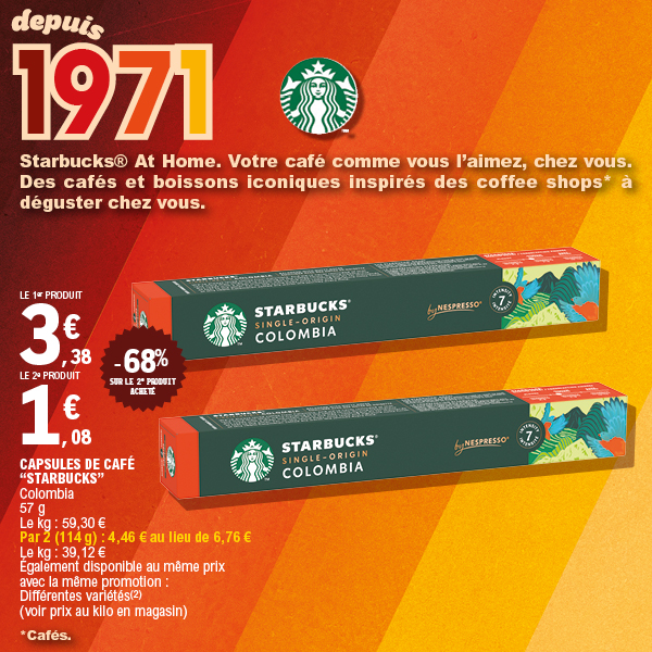 CAPSULES DE CAFÉ