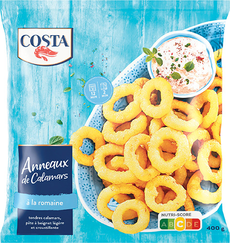 ANNEAUX DE CALAMARS SURGELÉS