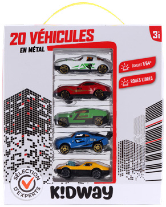20 VOITURES EN METAL