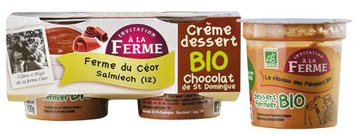 CRÈME DESSERT X4 BIO