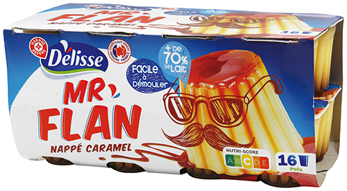 MR FLAN SAVEUR VANILLE NAPPÉ CARAMEL