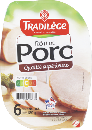 RÔTI DE PORC QUALITÉ SUPÉRIEURE