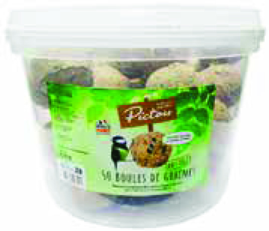 SEAU DE BOULES DE GRAISSE SANS FILET