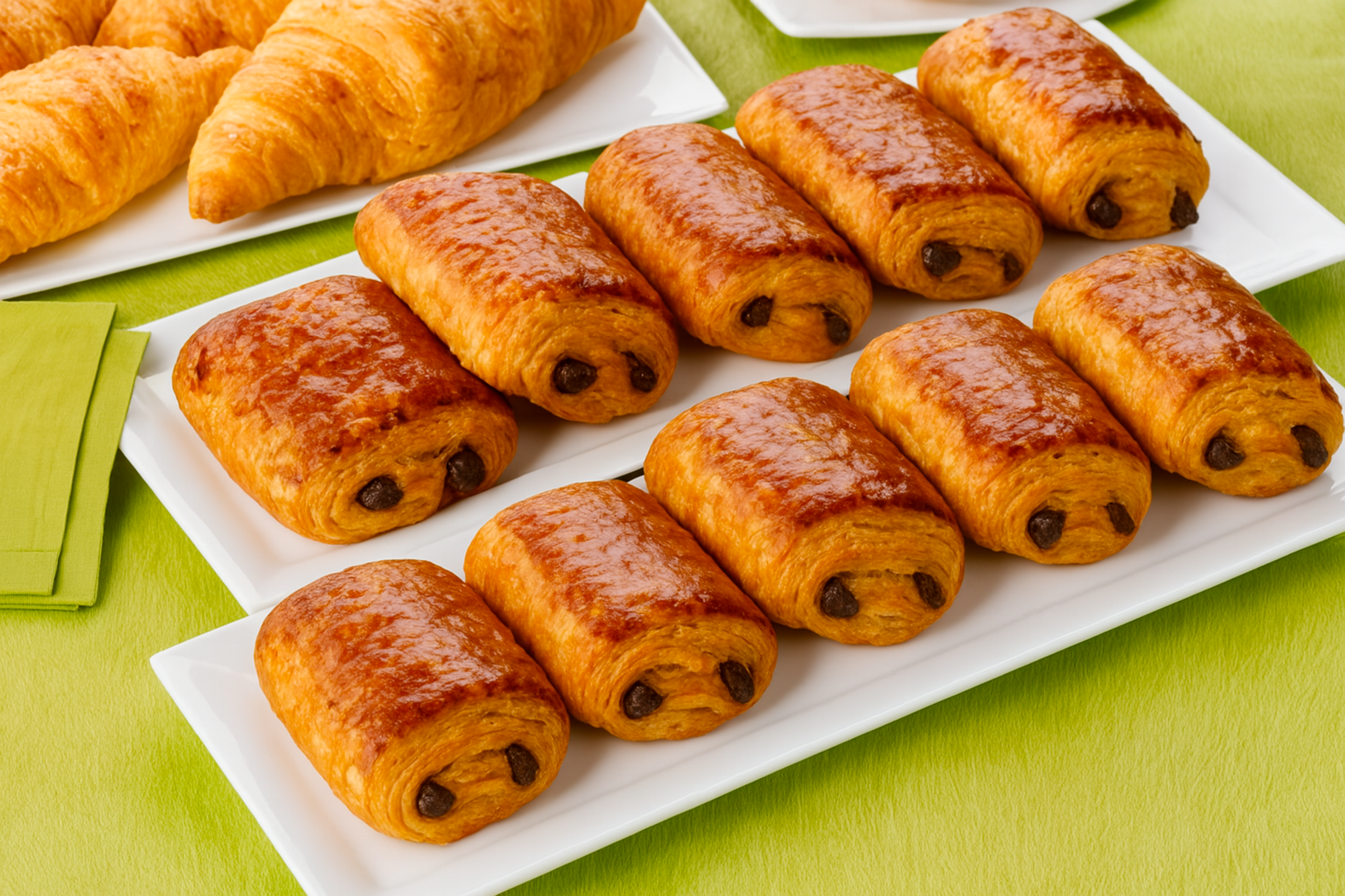 10 pains au chocolat pur beurre