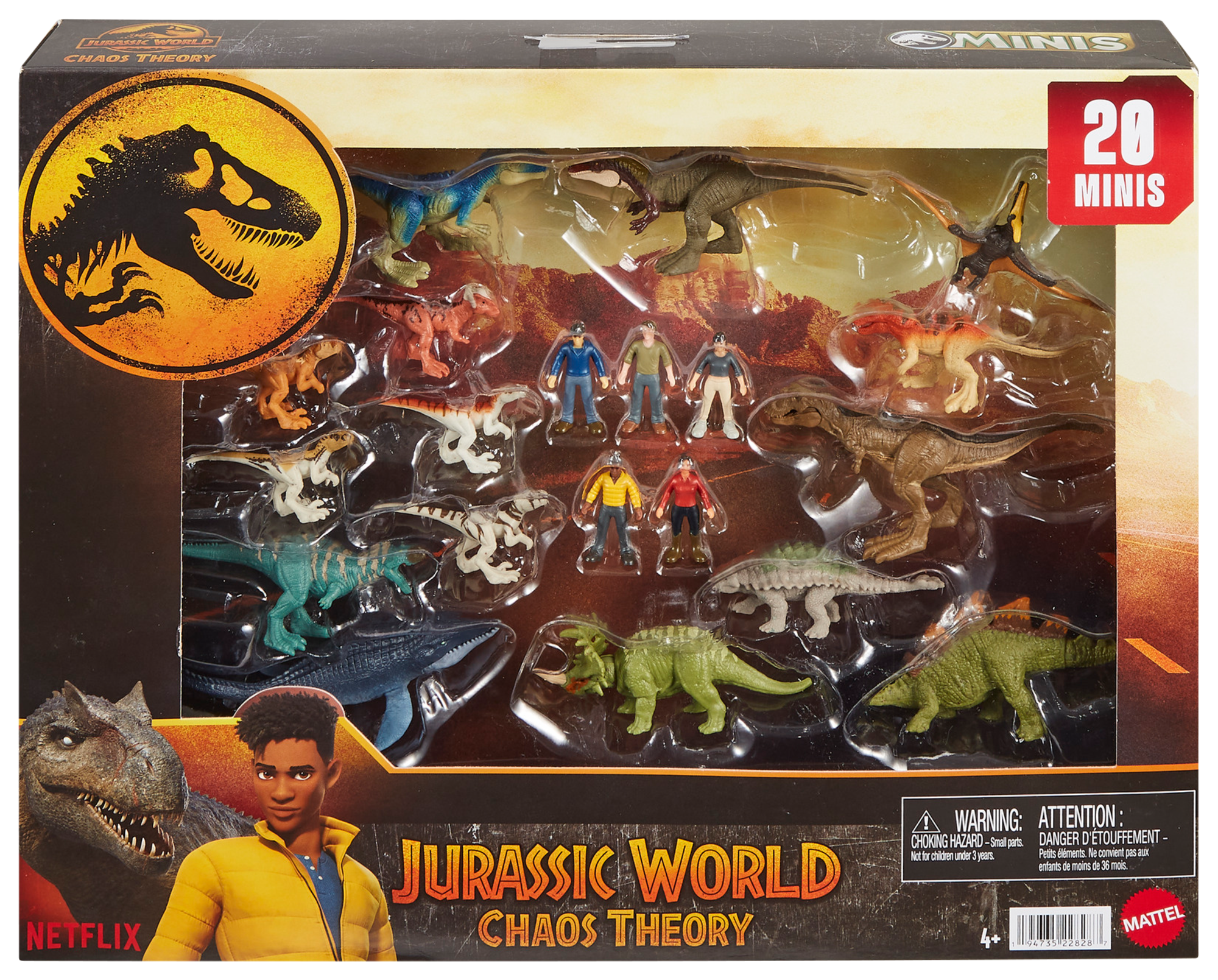 Pack de 20 FIGURINES dinosaures 