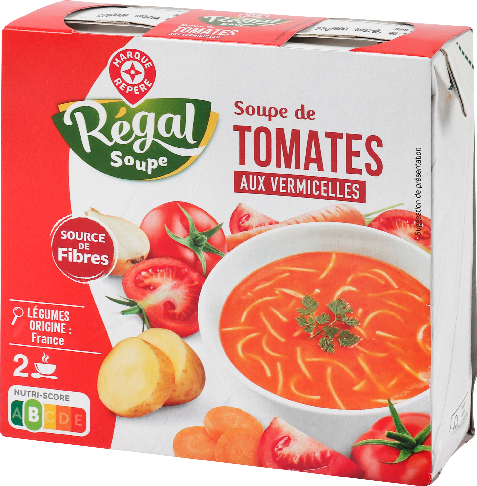 SOUPES DE TOMATES AUX VERMICELLES