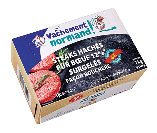 STEAKS HACHÉS PUR BŒUF SURGELÉS FAÇON BOUCHÈRE