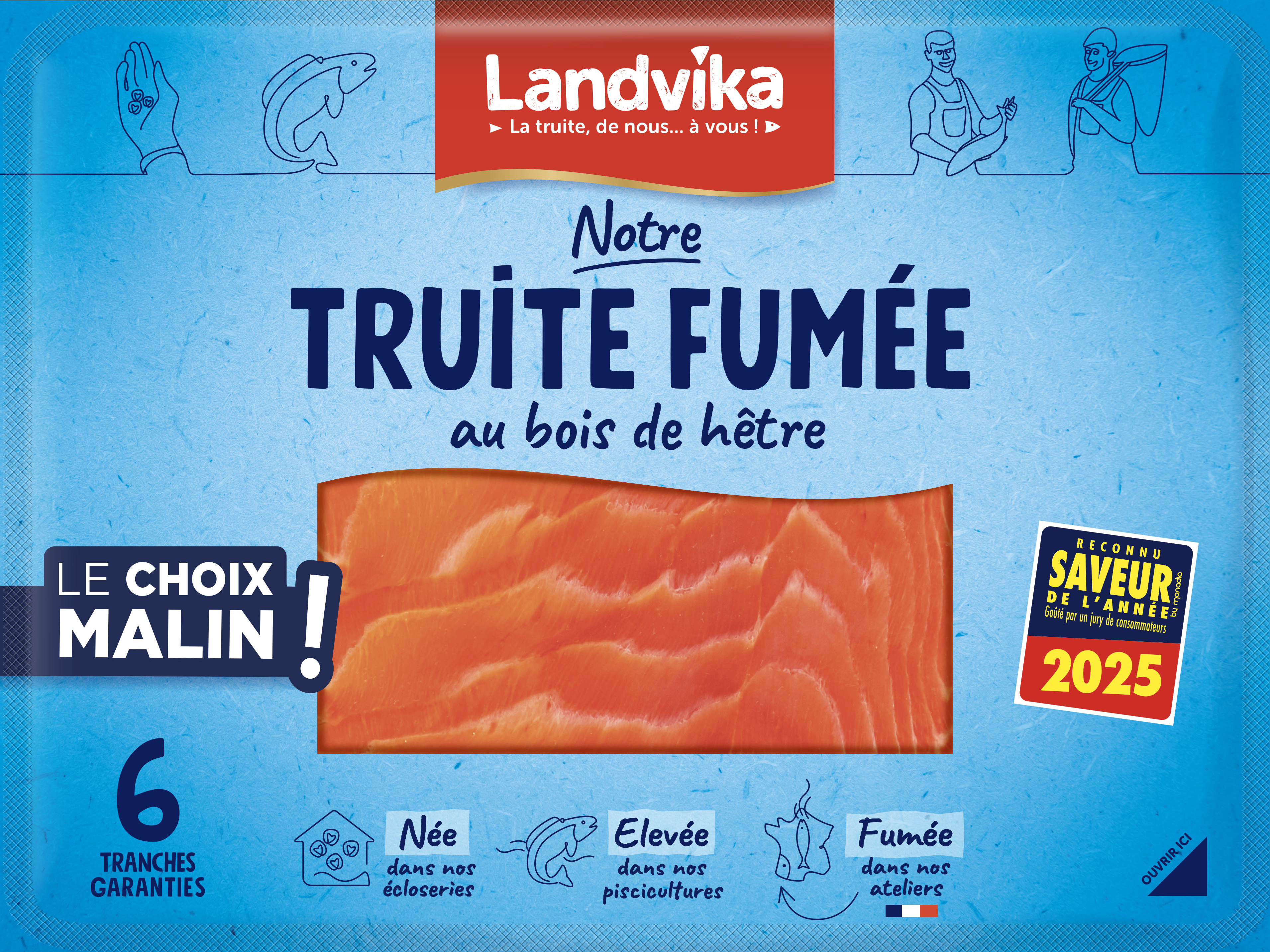 NOTRE TRUITE FUMÉE AU BOIS DE HÊTRE