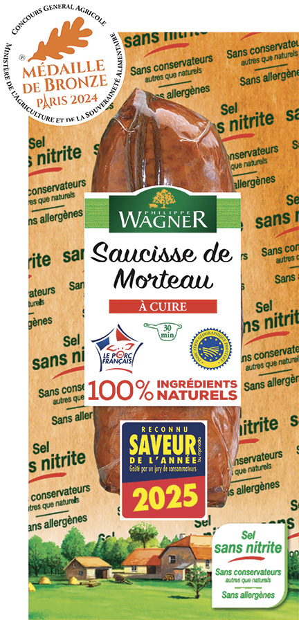 SAUCISSE DE MORTEAU IGP