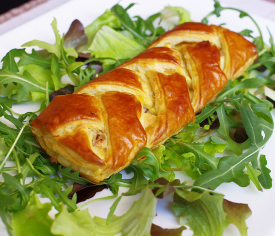 TRESSE X2 JAMBON EMMENTAL OU CHÈVRE MIEL